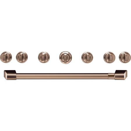 Cafe 36" Knob and Handle Kit for Café Pro Range and Rangetop Brushed Copper